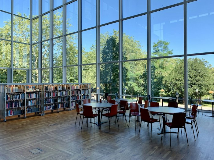 Modern university library